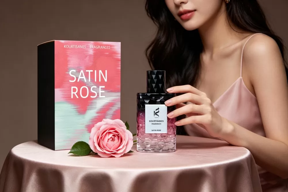 Inspired perfume oil structure display
